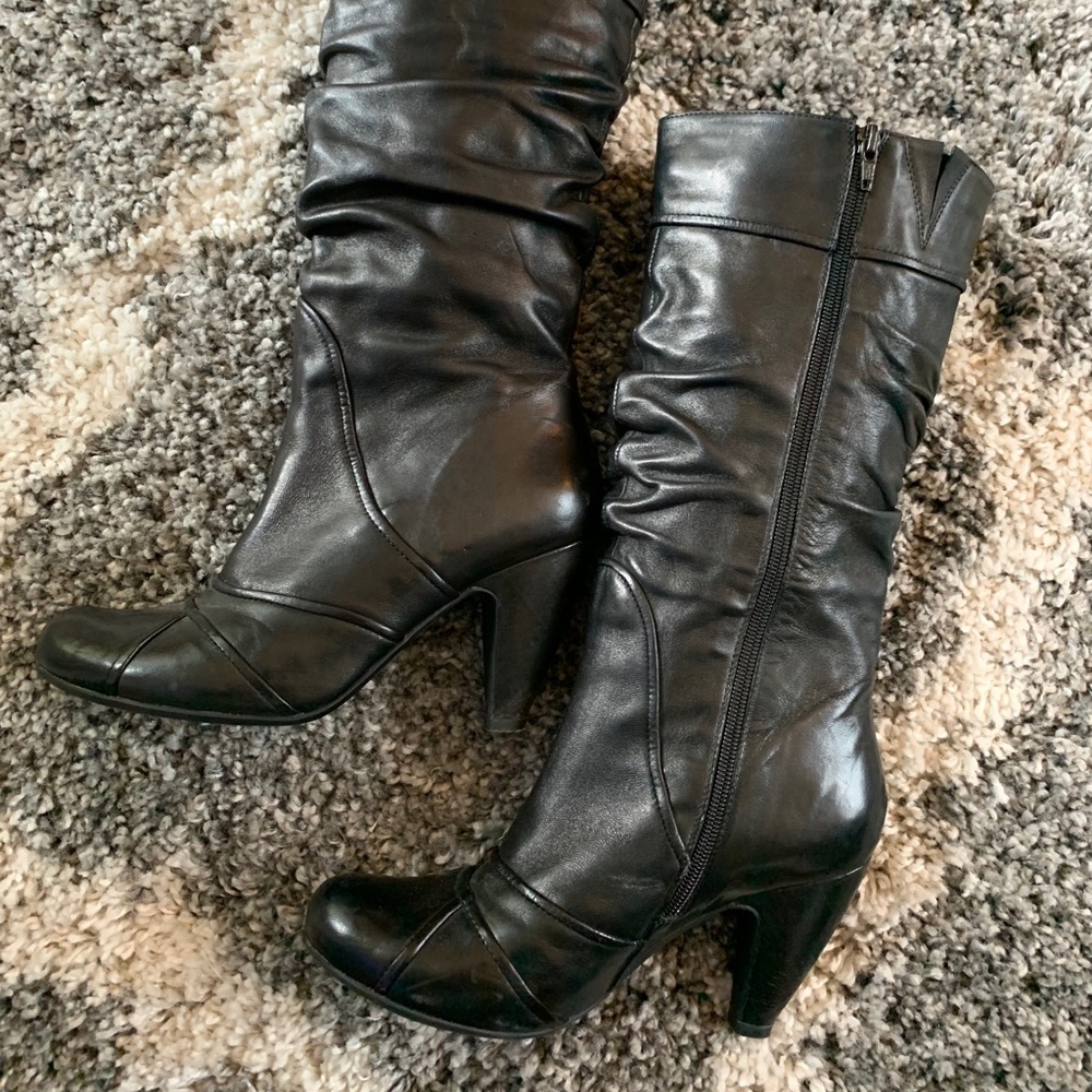 Miz Mooz “Sunrise” Black leather boots